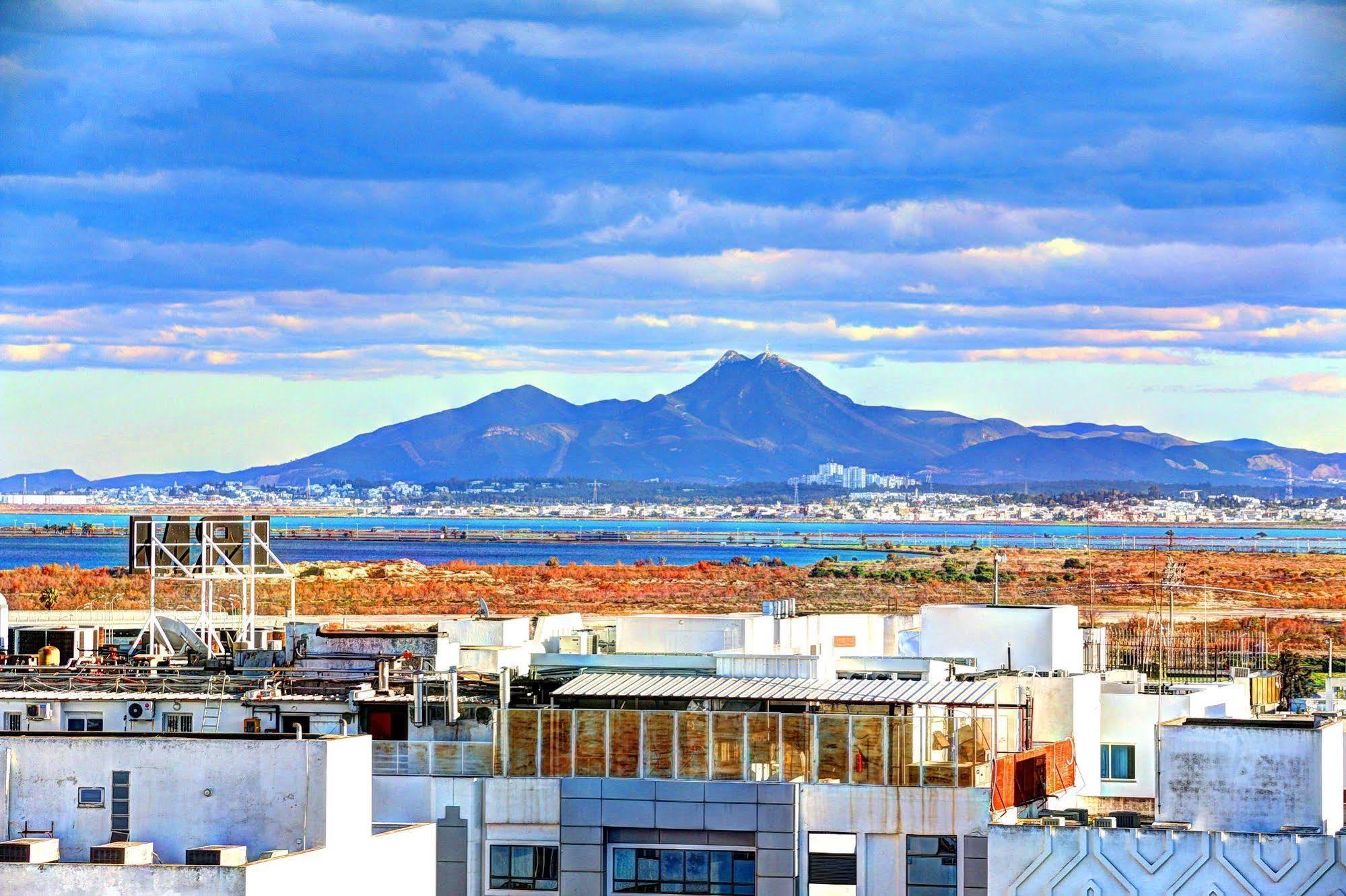 Hotel La Maison Blanche Tunis Exterior photo View of the Sierra de Callosa from Benidorm